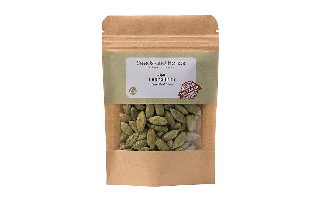 Seeds And Hands Cardamom    Pack  40 grams